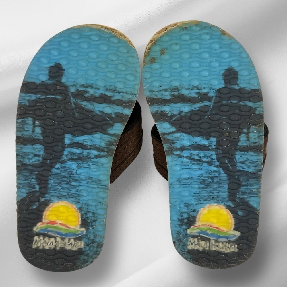 Toddler Maui Island flip flop sandals size 10 - Picture 4 of 5